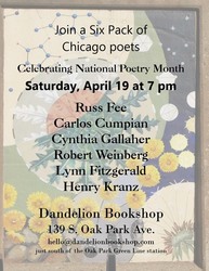 A Six Pack of Poets at Dandelion Bookshop