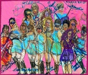 Sheri Smith aka Crème Sheri Presents, "When I See, When I Hear, I Draw... Musical Muses and Others."