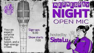 Wednesday Night Open Mic with Sista Lu – Columbus’ Premier Open Mic at The Attic Comedy Club!