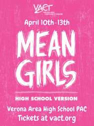 Verona Area Community Theater Presents: Mean Girls, the Musical