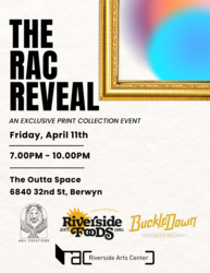 RAC Reveal - Riverside Arts Center Print Party at Outta Space
