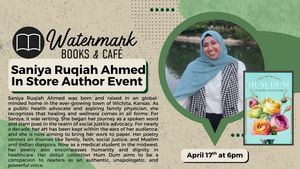 In Store Author event with Saniya Ruqiah Ahmed