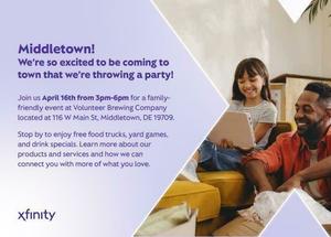 Comcast Community Event: Celebrating Xfinity and Comcast Business Services in Middletown, DE