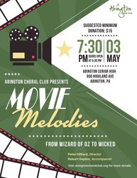 Abington Choral Club Spring Concert "Movie Melodies"