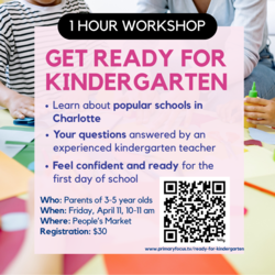 Get Ready for Kindergarten Parenting Workshop