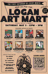 Logan Art Mart at Federales in Logan Square