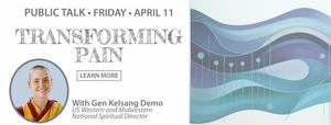 Transforming Pain - Public Talk with Buddhist nun, Gen Kelsang Demo