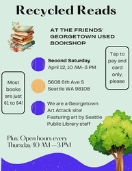 Recycled Reads at the Friends used bookshop