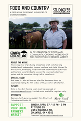 Food and Country: A Free Documentary Screening in Support of Common Greens