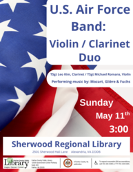 Concert: US Air Force Band Violin / Clarinet duo