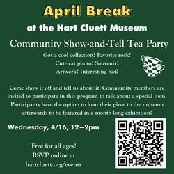 Community Show-and-Tell Tea Party