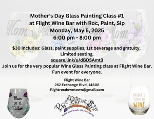 Mother’s Day Glass Painting Class 1