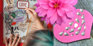 Pink Moon Collage & Creativity: Celebrate Full & New Moons this April & May