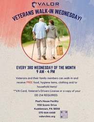 VETERANS WALK-IN WEDNESDAY - VALOR Clinic Foundation