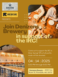 Give Back Monday: Denizens Brewing Co. Fundraiser for IRC in Silver Spring