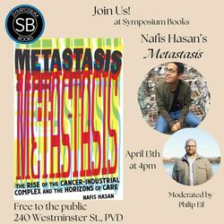 Author Event: Nafis Hasan's "Metastasis"