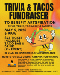 Artspiration Trivia & Tacos Fundraiser on May 5
