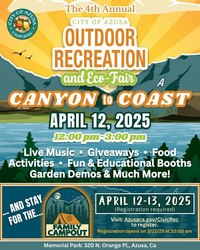 City of Azusa Presents 4th Annual Outdoor Recreation & Eco-Fair