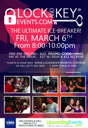 March 6th South Jersey Lock and Key Singles Event!
