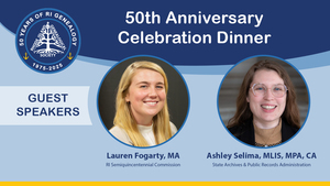 RI Genealogical Society 50th Anniversary Celebration Dinner