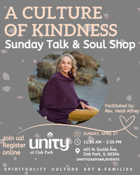 Culture of Kindness SoulShop and Sunday Message