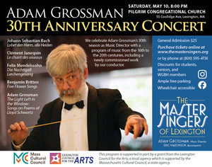 The Master Singers of Lexington - 30th Anniversary Concert