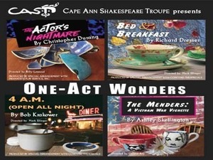 Cape Ann Shakespeare Troupe presents One Act Wonders