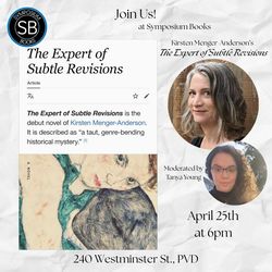 Author Event! Kirsten Menger-Anderson's "The Expert of Subtle Revisions"
