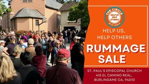 Circle of St Paul's huge 2 day Spring Rummage Sale, Friday - Saturday May 2 & 3, Burlingame