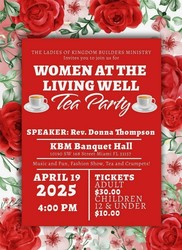 Women at the Living Well Tea Party