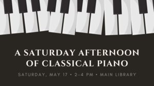 A Saturday Afternoon of Classical Piano