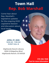 Rep. Bob Marshall, CO-HD43 Townhall