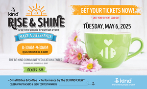 Rise & Shine- a be kind people breakfast event