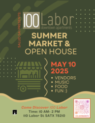 100 Labor Downtown Apartments: Summer Market & Open House