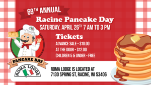 69th Annual Racine Pancake Day