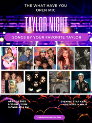 Taylor Night at The What Have You open mic