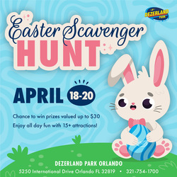 Easter Scavenger Hunt at Dezerland
