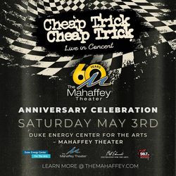 Celebrate the 60th Anniversary of the Mahaffey Theater with artist Cheap Trick