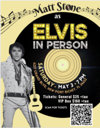 Matt Stone as ELVIS: IN PERSON