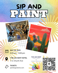 Desert Vibes Paint and Sip at The Leo Kent