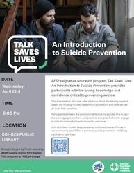 Suicide Prevention Talk