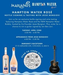 Hampton Water Rosé Bottle Signing & Tasting at Mariano’s Bucktown