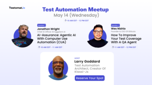 🧪 Test Automation Meetup – May 2025 Future-Proofing QA with Agentic AI and QA Agents