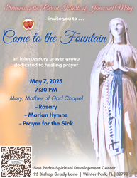 Come to the Fountain, Intercessory Prayer Group