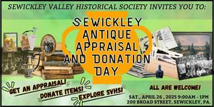 Sewickley Antique Appraisal and Donation Day 2025
