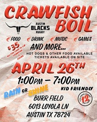 Annual Austin Rugby Crawfish Boil