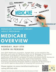 Medicare Overview at the Mendham Township Library