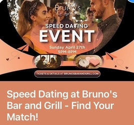 Speed Dating at Bruno's Bar and Grill