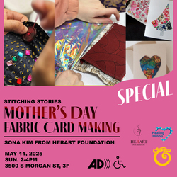 Mother’s Day Special Program: Fabric Card Making Workshop