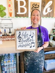 🎨 DIY Time Crunch Mini Wood Sign Workshop (Ages 6+) Pre-Registration Required 🎨